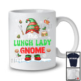 The Lunch Lady Gnome; Proud Christmas Jobs Gnome Costume Pajamas; X-mas Group T-Shirt