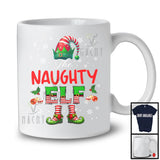 The Naughty Elf; Joyful Christmas Emotions ELF Costume; Matching X-mas Family Group T-Shirt