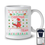 The Official Christmas Cardinal Team; Awesome X-mas Sweater Santa Bird Glasses; Family Group T-Shirt