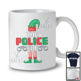 The Police Elf; Amazing Christmas Elf Costume Pajama; Snow X-mas Family Group T-Shirt