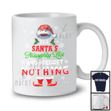 The Santa's Naughty List And I Regret Nothing, Amazing Christmas Santa Lover, Snowing Family T-Shirt