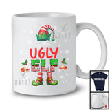 The Ugly Elf; Joyful Christmas Emotions ELF Costume; Matching X-mas Family Group T-Shirt