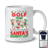 This Golf Team On The Santa's Naughty List; Lovely Christmas Three Elf Golf; Sport T-Shirt