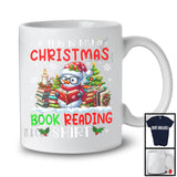 This Is My Christmas Book Reading Shirt; Adorable X mas Snowman Librarian; Bookworm Reader T-Shirt