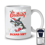 This Is My Christmas Pajama Shirt; Amazing X-mas Santa Orca Animal Lover; Family Group T-Shirt