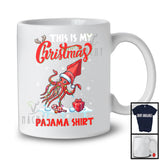 This Is My Christmas Pajama Shirt; Amazing X-mas Santa Squid Animal Lover; Family Group T-Shirt