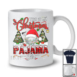 This Is My Christmas Pajama Shirt; Amusing X-mas Snow Santa Golf Player Lover; Family T-Shirt