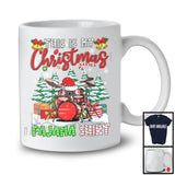 This Is My Christmas Pajama Shirt; Lovely X-mas Tree Santa Drum; Musical Instruments T-Shirt