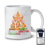 This Is My Christmas Pizzamas Shirt; Humorous X-mas Tree Santa Pizza; Baking Baker Family T-Shirt