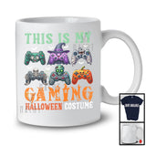 This Is My Gaming Halloween Costume; Scary Skeleton Zombie Game Controllers; Gamer Squad T-Shirt