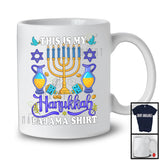 This Is My Hanukkah Pajama Shirt; Amazing Hanukkah Chanukah Menorah; Family Group T-Shirt