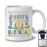 This Is My Hanukkah Pajama Shirt; Awesome Chanukah Menorah Light; Pajama Family Group T-Shirt