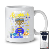 This Is My Hanukkah Pajama Shirt; Lovely Menorah Disc Golf Frisbee; Sport Disc Golf Player Team T-Shirt