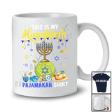 This Is My Hanukkah Pajama Shirt; Lovely Menorah Tennis Ball; Sport Tennis Player Team T-Shirt