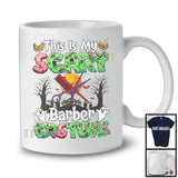 This Is My Scary Barber Costume, Horror Halloween Zombie Lover, Careers Barber Group T-Shirt