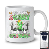 This Is My Scary Bartender Costume, Horror Halloween Zombie Lover, Careers Bartender Group T-Shirt