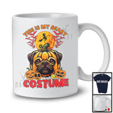 This Is My Scary Costume, Creepy Halloween Pumpkin Dog Face, Dog Owner Lover T-Shirt