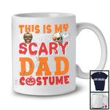 This Is My Scary Dad Costume; Awesome Halloween Skull Pumpkin; Family Group T-Shirt