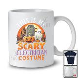 This Is My Scary Electrician Costume, Creepy Halloween Boo Ghost Pumpkin, Careers Proud T-Shirt