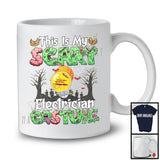 This Is My Scary Electrician Costume, Horror Halloween Zombie Lover, Careers Electrician Group T-Shirt