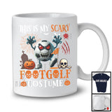 This Is My Scary Footgolf Costume; Humorous Halloween Zombie Ball Pumpkin; Sports Team T-Shirt