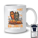 This Is My Scary Halloween Costume; Horror Skeleton In Coffin Pumpkin; Family Group T-Shirt