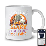 This Is My Scary Lunch Lady Costume, Creepy Halloween Boo Ghost Pumpkin, Careers Proud T-Shirt