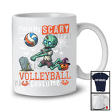 This Is My Scary Volleyball Costume, Horror Halloween Zombie Playing Volleyball, Sport Team T-Shirt