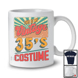 This Is My Vintage 35's Costume, Joyful Birthday Celebration Party, Friends Family Group T-Shirt