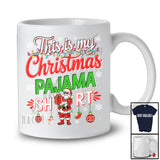 This is My Christmas Pajama Shirt; Amusing Christmas Lights Santa X-mas; Family Group T-Shirt