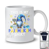 This is My Pajamakah Shirt; Amusing Hanukkah Pajamas Gnome Menorah Lover; Family Group T-Shirt