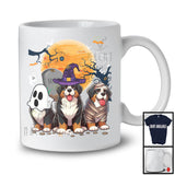 Three Boo Witch Mummy Bernese Mountain, Adorable Halloween Costume Puppy Owner, Family T-Shirt