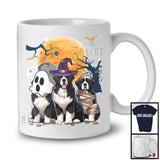 Three Boo Witch Mummy Landseer, Adorable Halloween Costume Puppy Owner, Family Group T-Shirt