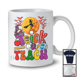 Trick Or Teach; Amazing Halloween Moon Witch School Things; Teaching Teacher Group T-Shirt