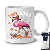 Trot Squad, Awesome Thanksgiving Flamingo Marathon Running, Matching Runner Group T-Shirt
