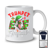 Trumpet Elf Squad; Awesome Christmas Snowing Trumpeter; Musical Instruments Player Team T-Shirt