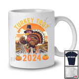Turkey Trot 2024, Amazing Thanksgiving Fall Autumn Turkey Running, Marathon Runner Lover T-Shirt
