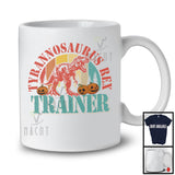 Tyrannosaurus Trainer; Humorous Halloween Costume T-Rex Dinosaur; Vintage Retro Family T-Shirt