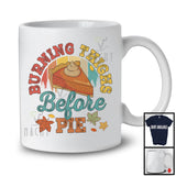 Vintage Retro Burning Thighs Before Pies; Amazing Thanksgiving Pumpkin Pie; Runner Running T-Shirt