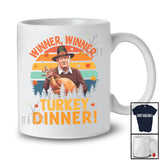 Vintage Retro Trump Winner; Funny Trump Back President Turkey Dinner Thanksgiving T-Shirt