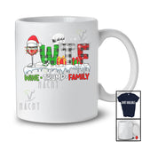 W.T.F Wine Trump Family; Awesome Christmas Plaid Come Back Trump; Drinking Drunker Group T-Shirt