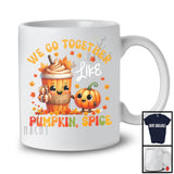 We Go Together Pumpkin Spice; Adorable Thanksgiving Fall Leaves Pumpkins; Family Group T-Shirt