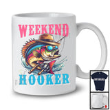 Weekend Hooker, Sarcastic Fish Wearing Sunglasses, Matching Fishing Lover Fisher Group T-Shirt