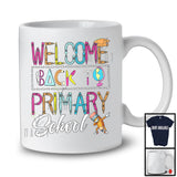 Welcome Back To Primary School, Colorful Back To School Last Day, Dabbing Pencil Students T-Shirt