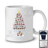 Wine Christmas Tree; Cheerful X-mas Lights Santa Elf Wine; Fruit Vegan Snowing T-Shirt