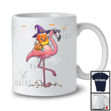 Witch Candy Corn Riding Flamingo Sunglasses, Lovely Halloween Trick Or Treat, Candy Lover T-Shirt