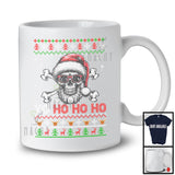 Yo Ho3; Fantastic Christmas Sweater Santa Skull Snowing; Matching X-mas Family Group T-Shirt