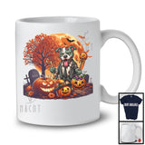 Zombie Pit Bull Witch Trick Or Treat, Creepy Halloween Pumpkin Candy Lover, Family Group T-Shirt