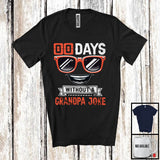 MacnyStore - 00 Days Without A Grandpa Joke, Humorous Father's Day Sunglasses Lover, Matching Family Group T-Shirt