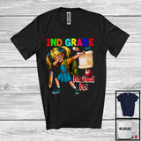 MacnyStore - 2nd Grade Nailed It, Colorful Graduation Last Day Of School Dabbing Girls, Student Group T-Shirt